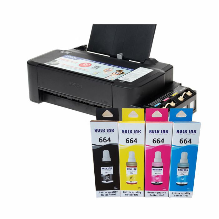 SET BULK INK 664 Tinta Epson 664 Ori L120 L360 L310 L220 L210 L300 L200 L1300 Bulk Ink Original