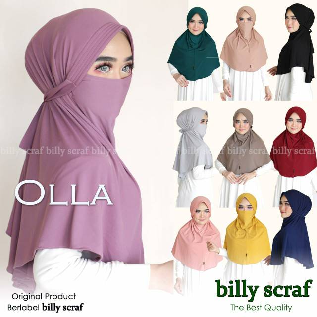 JILBAB CADAR OLLA BILLY SCRAF