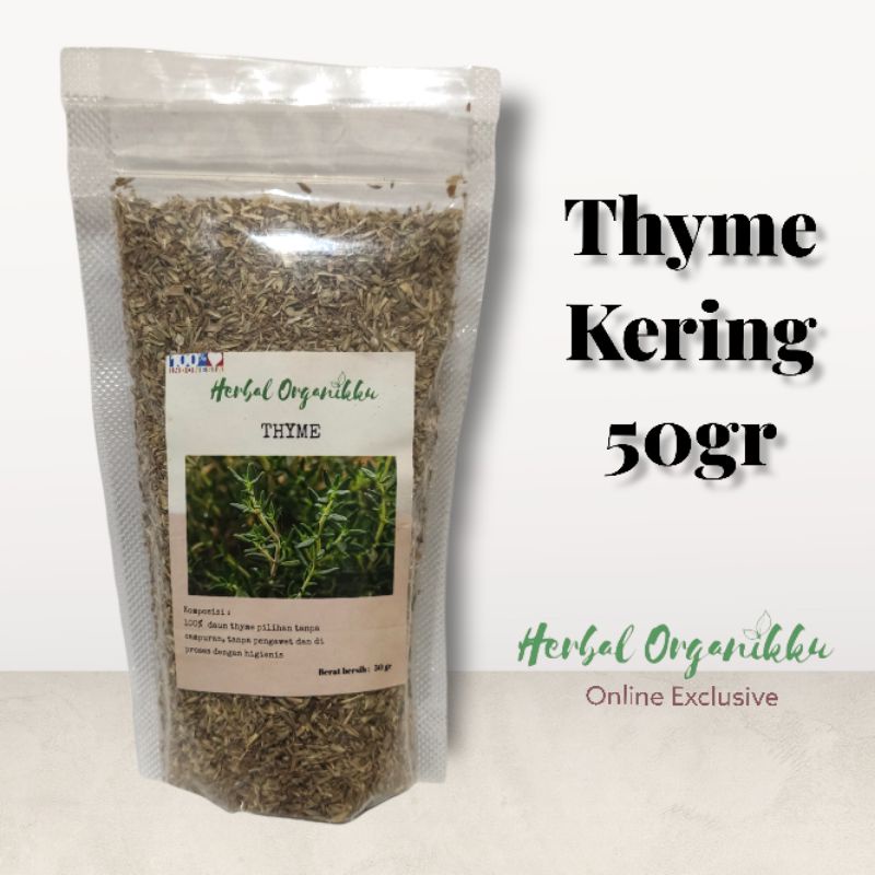 

Thyme Kering 25 & 50gr | Dried Thyme Leaf