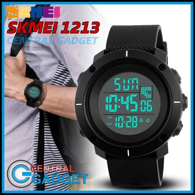 Jam Tangan Pria Digital Sport Army Waterproof Original SKMEI 1213