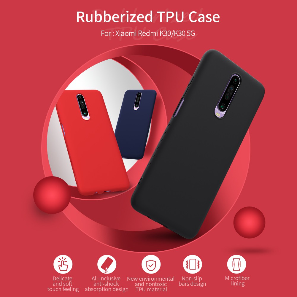 Soft Case XIAOMI Redmi K30 NILLKIN Rubber Wrapped protective