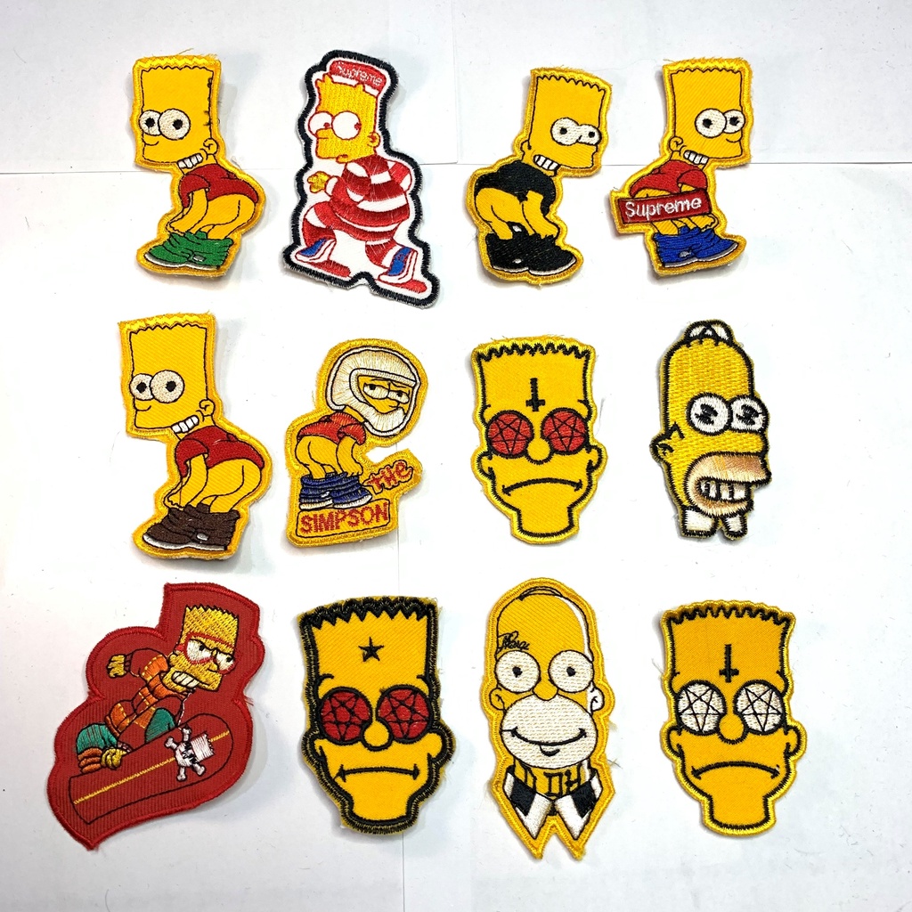 PATCH BORDIR BORDIRAN BAHAN KANVAS PREMIUM LENGKAP GAMBAR AESTHETIC BAND BRAND MUSIC HARLEY DAVIDSON