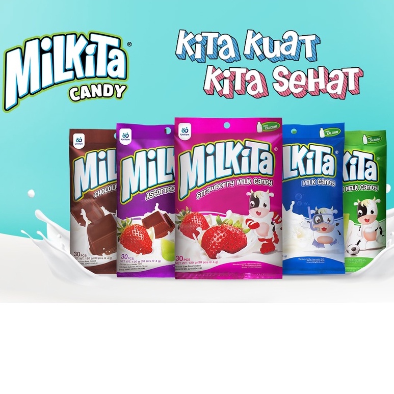 [HALAL] Permen Susu Milkita Milk Candy / Lollypop All Varian Lolipop