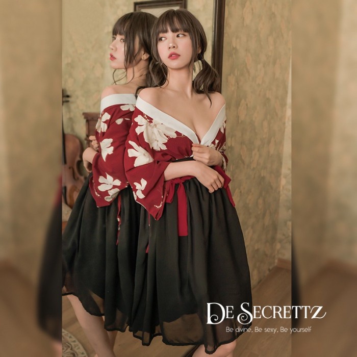 Desecrettz Sachiko Lingerie Sexy Model Japanese Kimono, Japan Cosplay #98