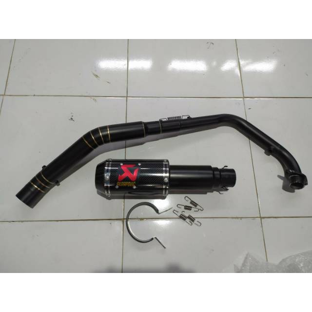 Akrapovic Gp Lorenzo Fullstainless Black Doff Series - Premium