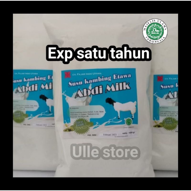 

Susu Kambing Etawa Bubuk Abdi Milk Grade 1 - Varian Green Tea