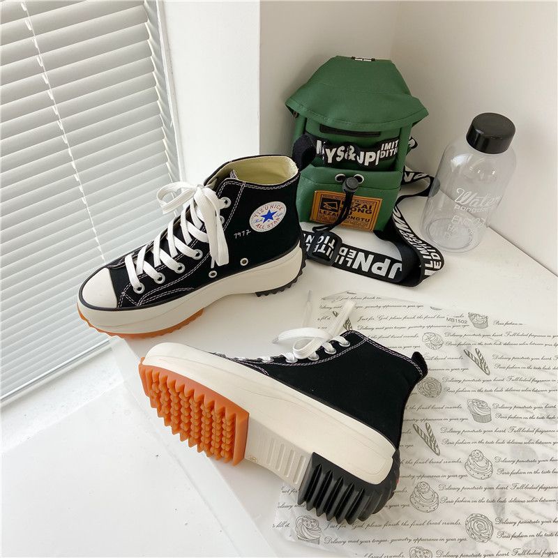 [COD!] Sneaker Dewasa wanita Import MONTANA Sol Tinggi | Sepatu Dupe Conv*rse x JW | Sepatu Import Murah | Sepatu Fashion Korea | Sepatu Hits | Sepatu trend | Sepatu Tinggi