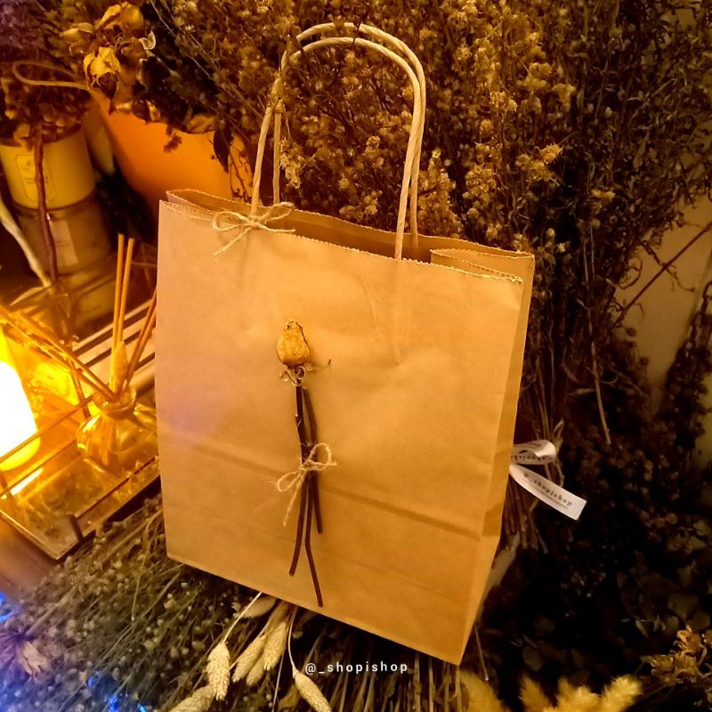 Rustic Paper Bag A