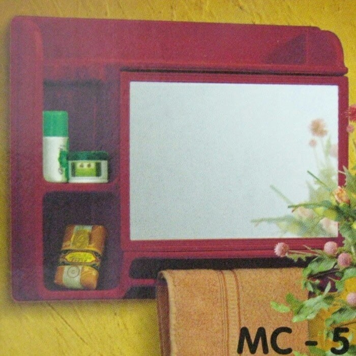 RAK KACA CERMIN DINDING MC-5 MASPION | MIROR BOX WALL CABINET DEKORASI + TEMPAT TISU