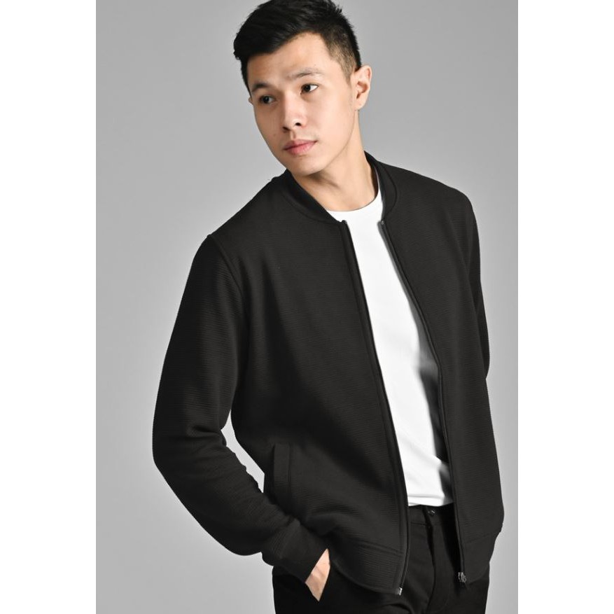 OTTOMAN BOMBER JACKET BLACK