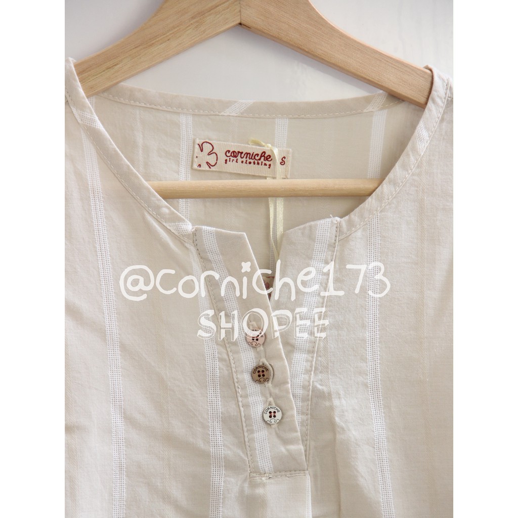 Corniche Aira Blouse Cream - CT3824