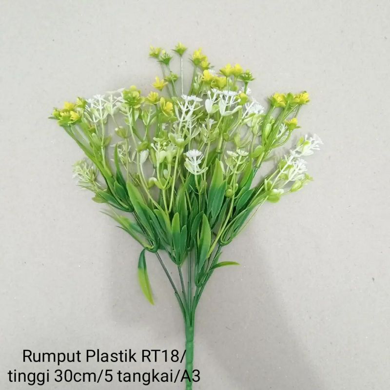 Rumput Plastik Putih RT18