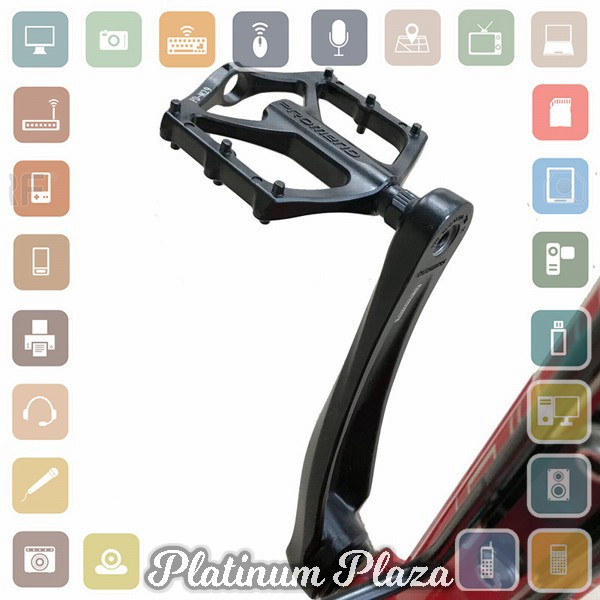 PROMEND Pedal Sepeda Bike Aluminium Anti-Slip - BP330 - Black`3A8S8N-