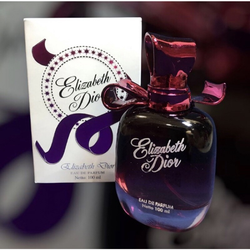 Parfum Elizabeth Dior 878 Ribbon- 100ml - Parfum Wanita Aroma Mewah Botol Unik BPOM