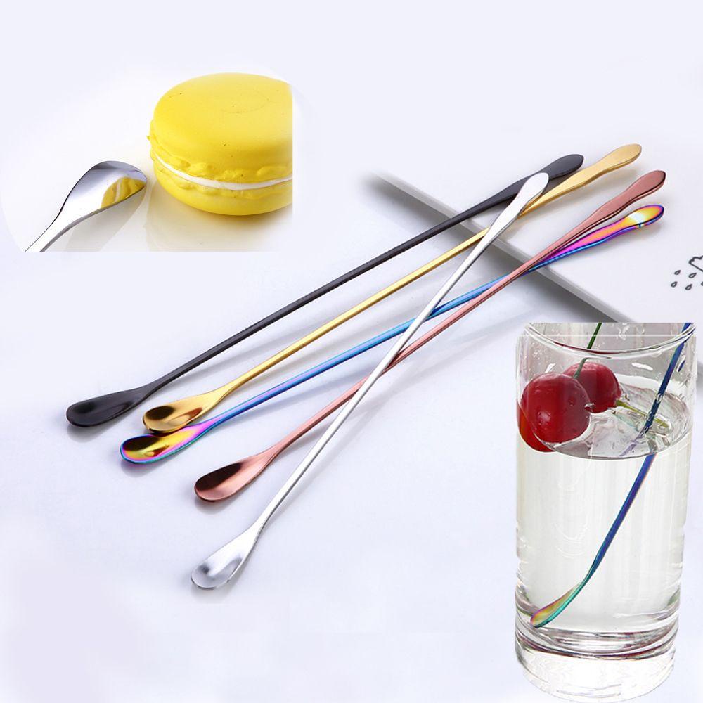 Chookyy Sendok Aduk Home &amp; Living Sendok Garpu Makan Rainbow Stainless Steel