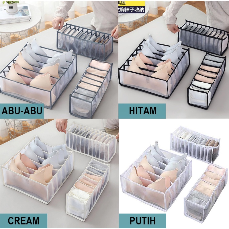 Tempat Penyimpanan Pakaian Dalam / Underwear Box Laci