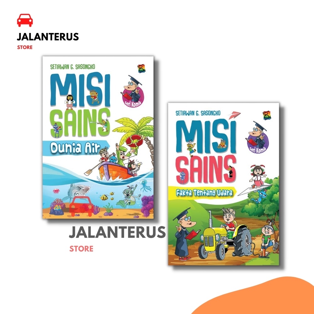 buku komik sains anak - seri misi sains