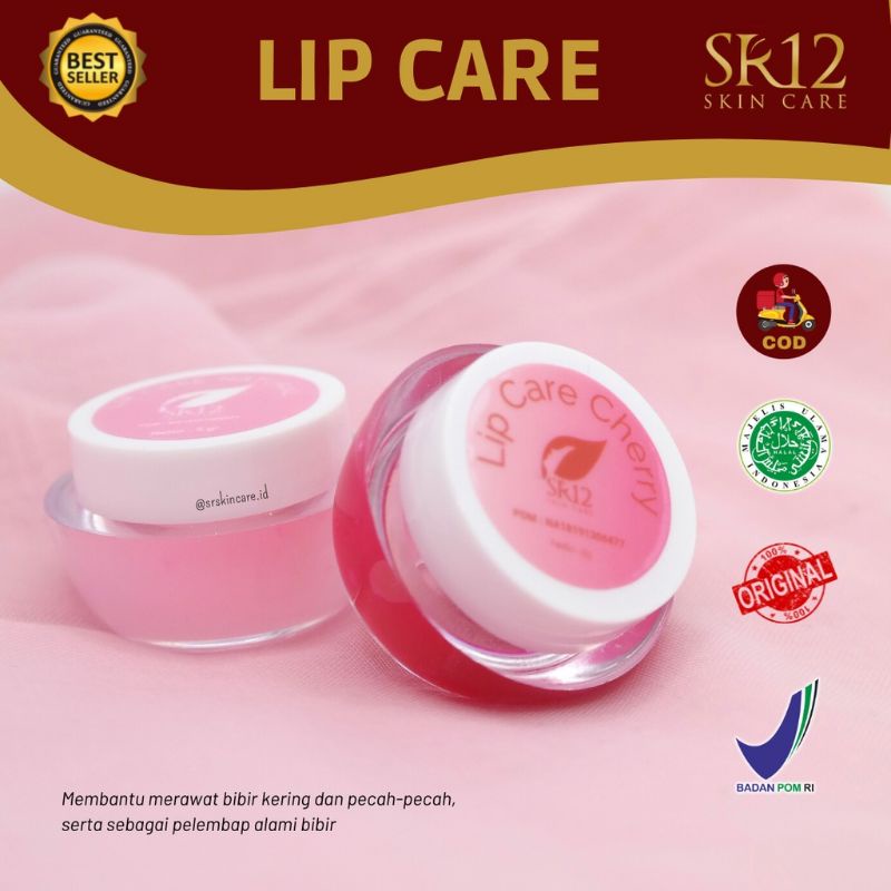 LIP CARE SR12 PELEMBAB BIBIR / LIP BALM / PENCERAH WARNA BIBIR AMAN BPOM