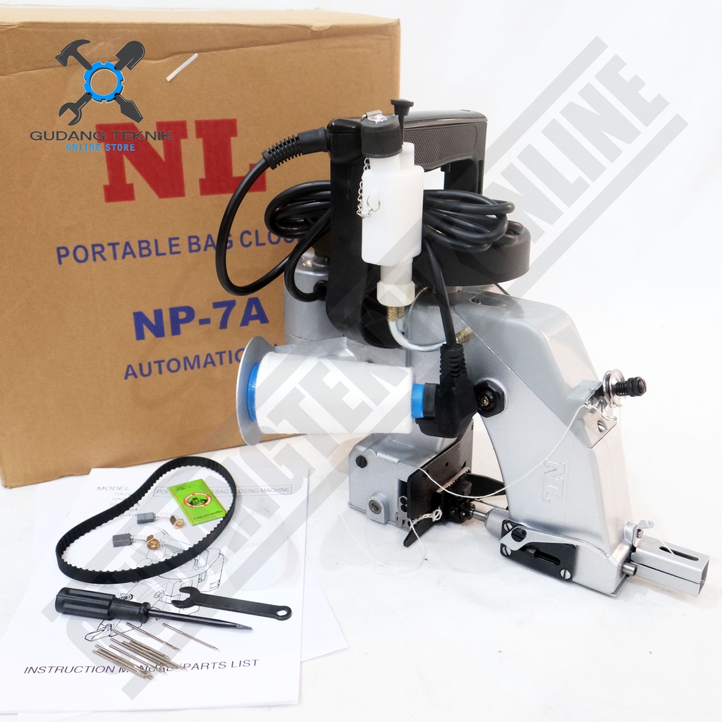 Mesin Jahit Karung NEWLONG NP7A / Portable Alat Jahit Karung Beras Goni NP 7A - Portable Bag Closer NP-7A NEWLONG