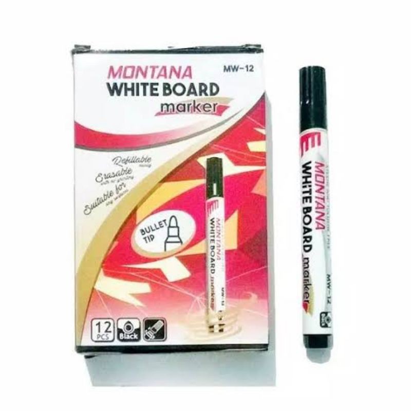 

Spidol Whiteboard Montana Hitam