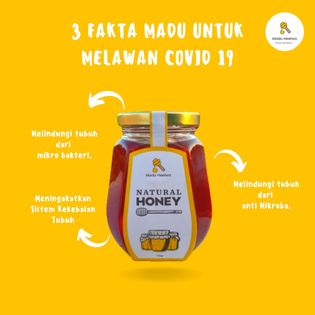 Madu Murni Asli Hutan Natural Raw Honey 385 gram Original