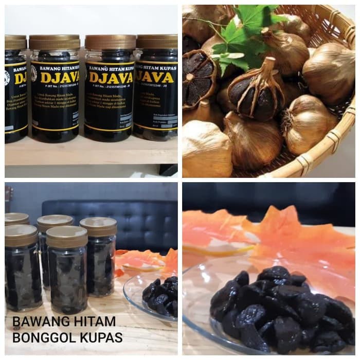 

Bawang Hitam Kating Kupas Djava 150 gram