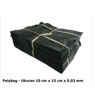 Plastik polibek Polybag 10x15 u pot kantong semai benih ...