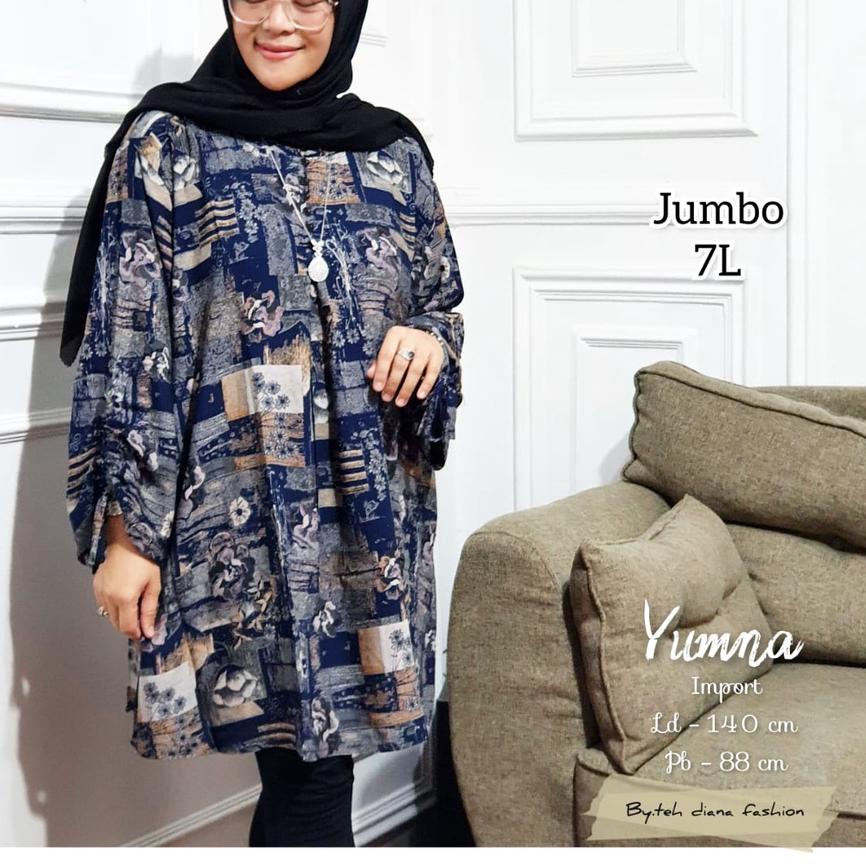 ✿ Atasan Wanita Jumbo / Baju Atasan Wanita Jumbo / Blouse Atasan Jumbo Ld 140 Model Yumna Seriz Ld 1