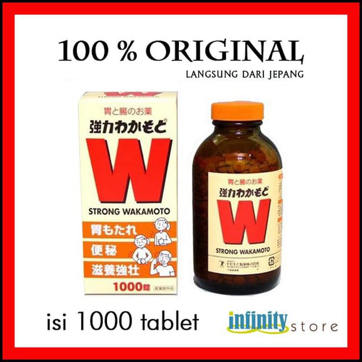 BERKHASIAT STRONG WAKAMOTO JEPANG - 1000 PCS. ORIGINAL 100% JEPANG