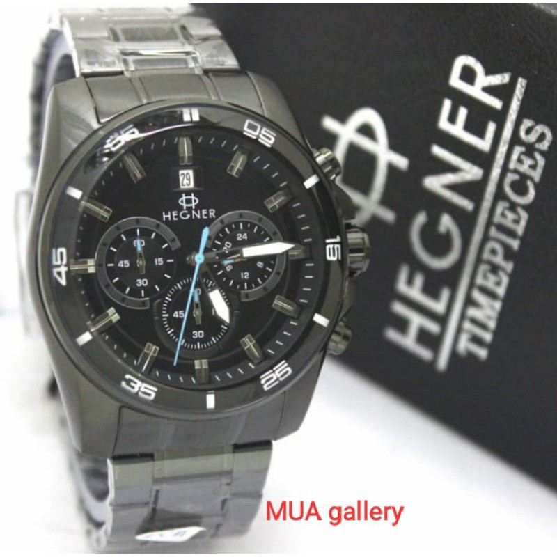 Jam tangan pria original HEGNER HW 9001