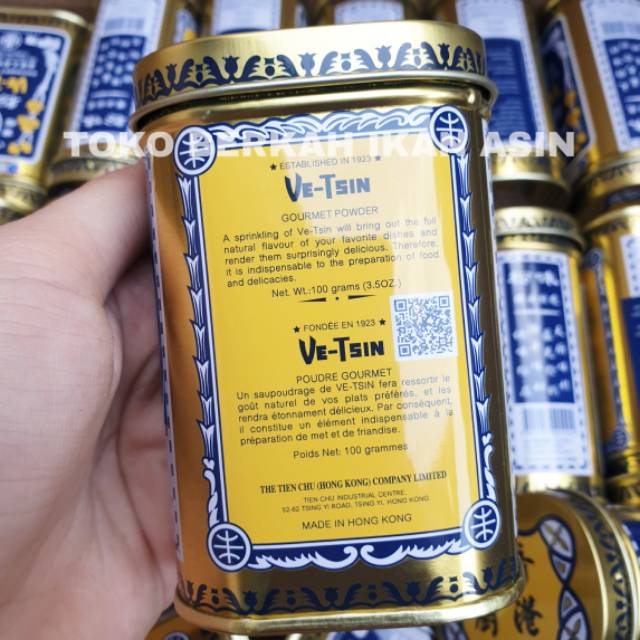 

RB Vetsin Hongkong 100 gr / Ve-Tsin Penyedap Makanan / Ve- Tsin Hong Kong