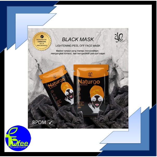 [LOCAL] - SYB Masker Naturgo Black Mask Sheet Mask