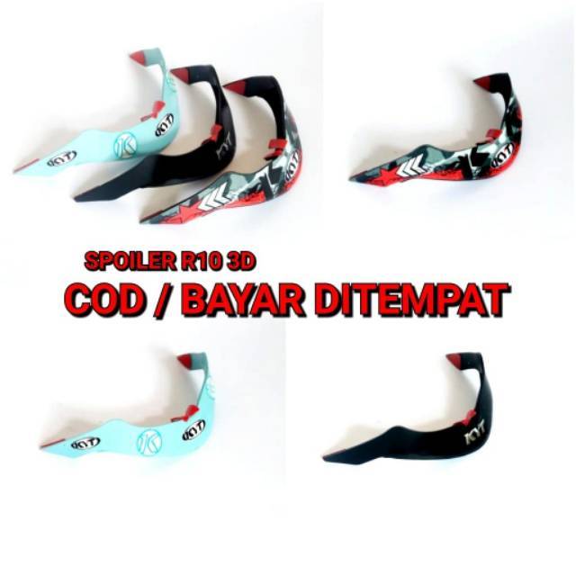 Spoiler Kyt R10 3D Kyt R 10 Series