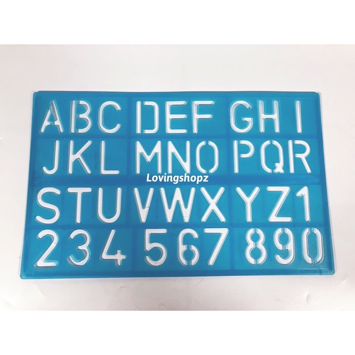 

Spesial Penggaris Cetakan Abjad Uk.15 X 25 Cm Terlaris