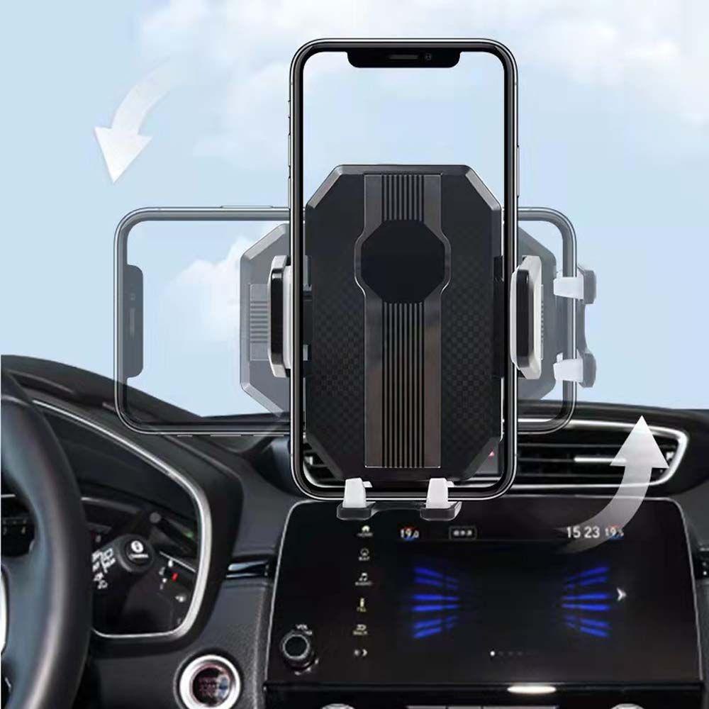 Lanfy Dudukan Hp Mobil ABS Besar Truk Braket Handphone Mobil Bracket Handphone Stand Besar Suction Cup Car Center Console Phone Stand