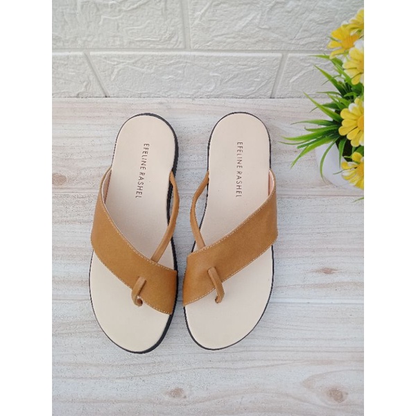 Sandal wanita flat japit slempang