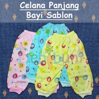 Baju Pakaian Bayi  Newborn Celana  Panjang  Sehari  hari  Motif 