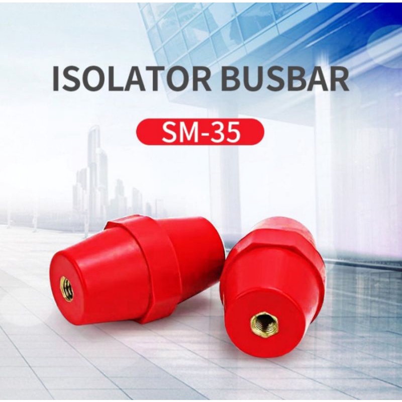 isolator Busbar SM 35-8 merah