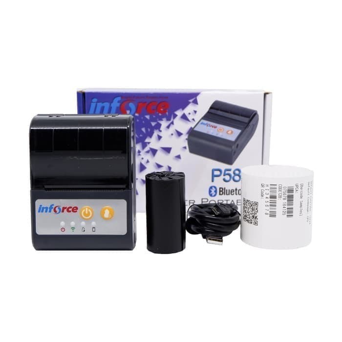 Mini Printer Kasir Pintar &amp; Usb - Inforce P58c Bluetooth