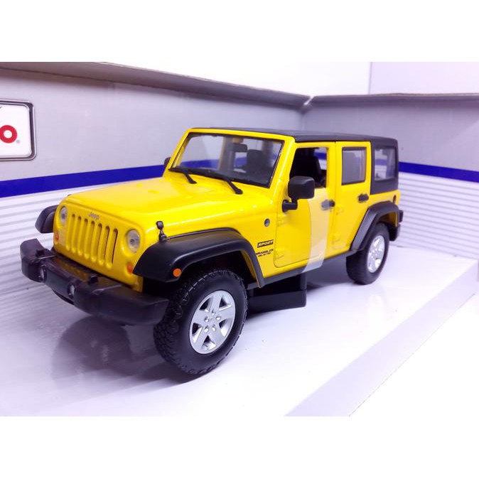 diecast jeep wrangler unlimited white