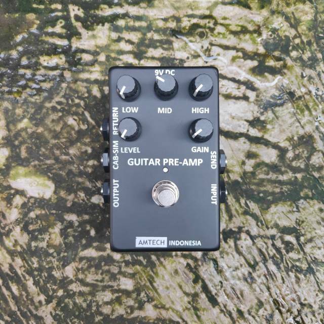 Preamp emulator rasa Fender Clean handmade by AMTECH Indonesia efek gitar bass