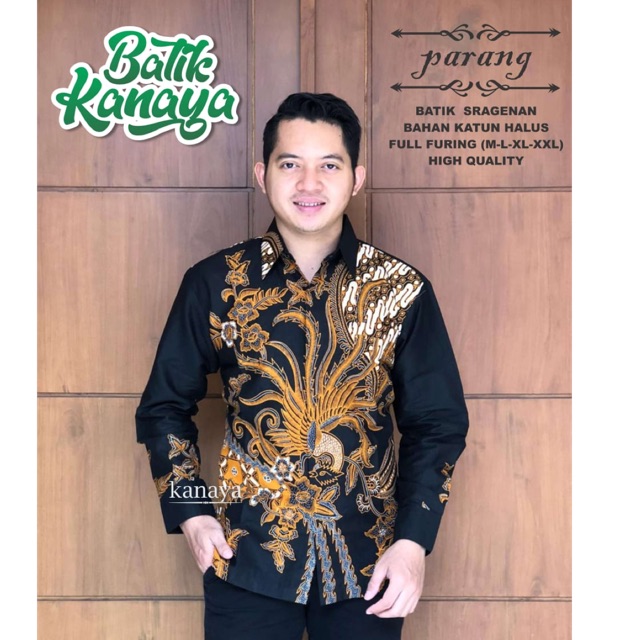 Batik Pria PARANG Katun Halus Full Furing Termurah