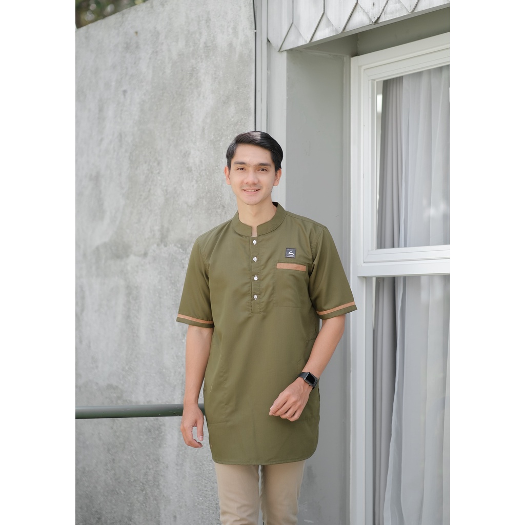 Baju Koko Muslim Kurta Abu Bakar