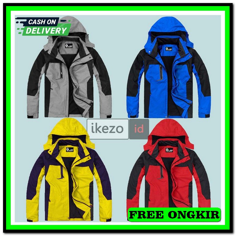 Jaket Anti Air Waterproof Jumbo Big Size Ukuran Be Jaketbomber Jaketpria Jaketmurah Fashion K8F7 Jak