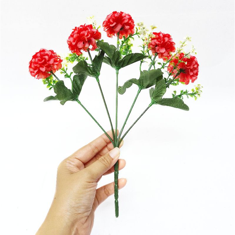 AF48 Bunga Krisan Bulat Foam Artifisial Tanaman Seruni Daisy Artificial Flower