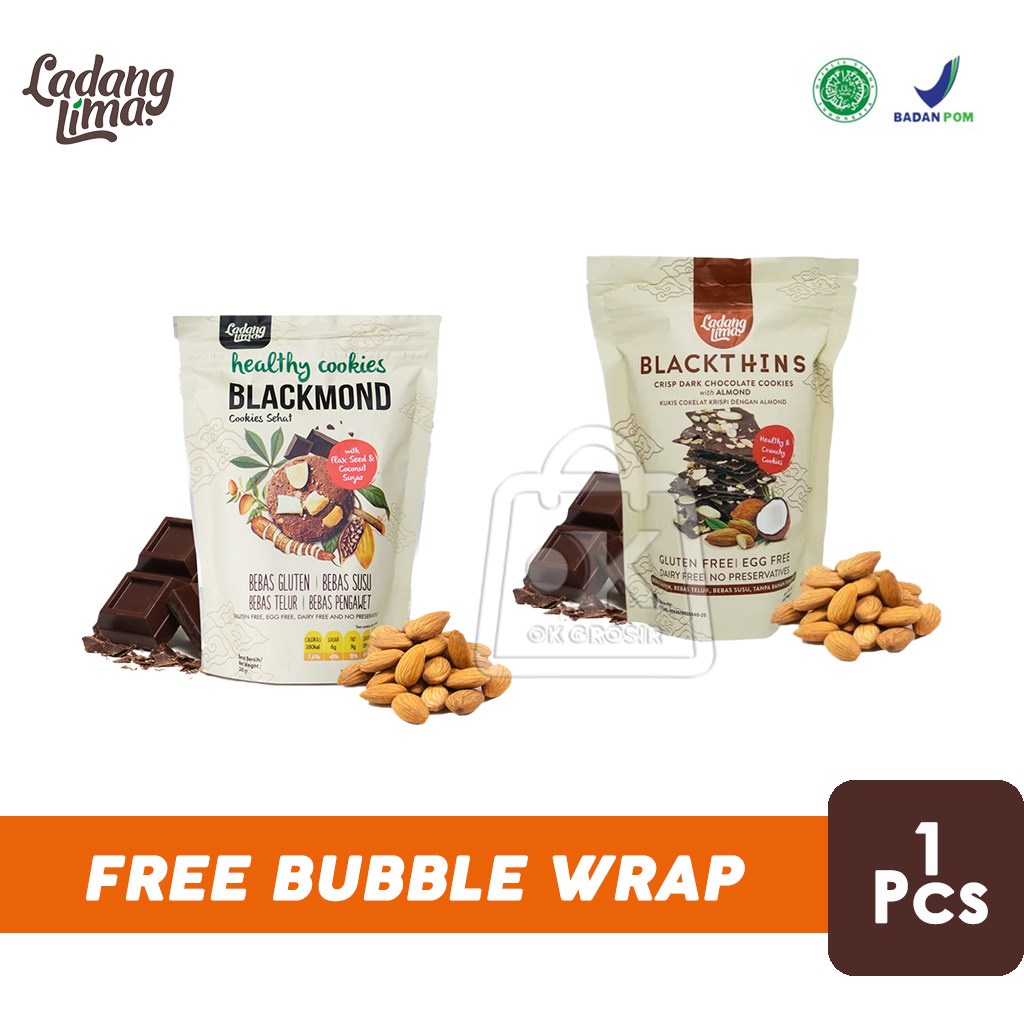 

Ladang Lima Healty Cookies Gluten Free Blackmond /Blackthins (1 Pcs)