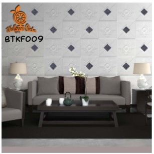 WALLPAPER 3D FOAM MOTIF BATIK BRICKFOAM 70CMX70CM WALLSTICKER