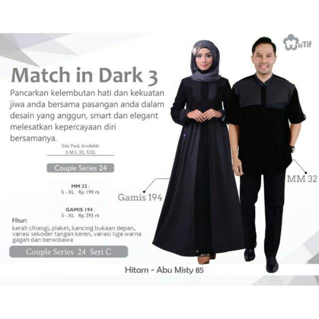 COUPLE SERIES 24 SERI C ,COUPLE GAMIS 194 DAN KOKO MM 32 BY MUTIF