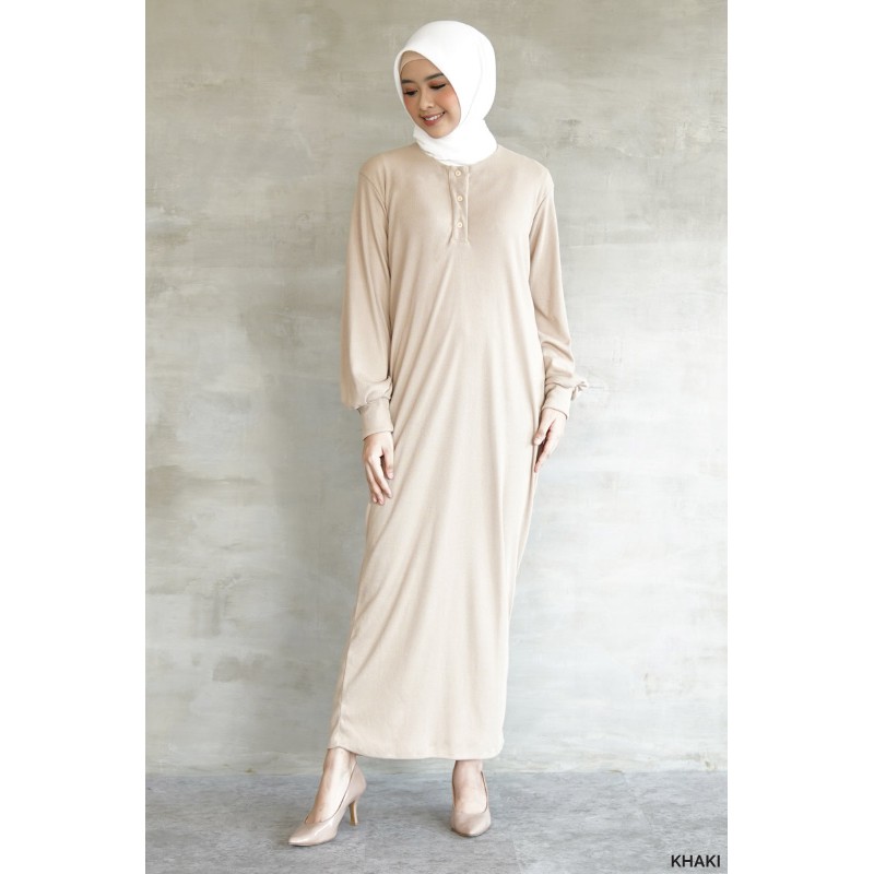 Longdress Knit Aureli Dress Wanita