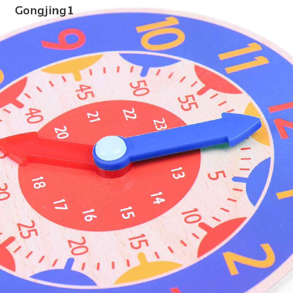Gongjing1 Jam Dinding Montessori Bahan Kayu